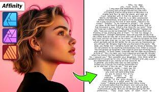 Text in a Shape in Affinity Designer, Photo, and Publisher