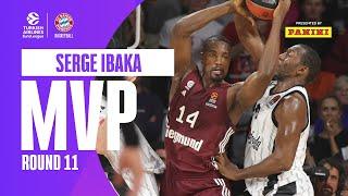 Serge Ibaka | RS Round 11 MVP | 2023-24 Turkish Airlines EuroLeague