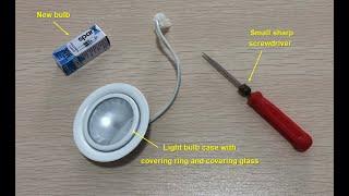 How To Replace G4 Light Bulbs (Build In)