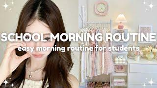 quick and easy morning routine before school  student morning routine guide