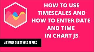 How to use timescales and how to enter dates and time in Chart JS