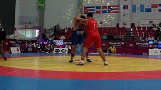 Quarterfinal GR - 130 kg: Robert Timothy David SMITH (USA) df. Luciano DEL RIO (ARG) by TF, 8-0