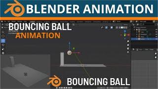 Bouncing Ball Animation In Blender | Blender Animation | Sameh Ulhaq