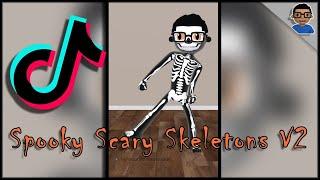 Spooky Scary Skeleton tik tok dance V2