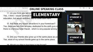 Spoken English online classes in sharjah UAE, India - ELEMENTARY Level