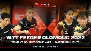 Sarah De Nutte/Ni Xia Lian vs Zang Xiaotong/Wu Yangchen | WD-SF | WTT Feeder Olomouc 2022