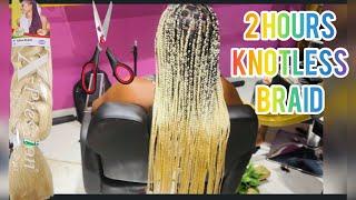 HOW TO DO KNOTLESS BRAID| BEGINNER| FRIENDLY| VERY DETAILED/ EL LOVELY BEAUTY #knotlessbraids