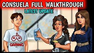 CONSUELA FULL WALKTHROUGH  SUMMERTIME SAGA 0.20.8 UPDATE  CONSUELA SUMMERTIME GUIDE