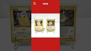  This Pikachu, Raichu card fetched £59.99 — crazy or fair? #shorts