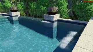 Jefferson Pool II - Designed by Mike Livingston - Cody Pools