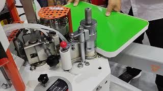 Manual curve edge banding machine