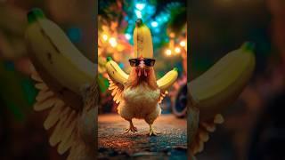 Chicken  banana  TikTok trending ai video #chicken #banana #tiktok #trending