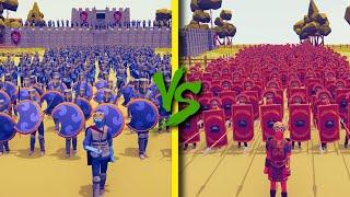 ROMAN ARMY vs MEDIEVALARMY - Totally Accurate Battle Simulator TABS