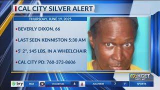 California City PD issues silver alert for woman in wheelchair