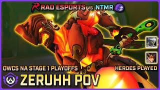 [ Zeruhh ] Rad Esports vs NTMR | Playoffs | OWCS NA Stage 1