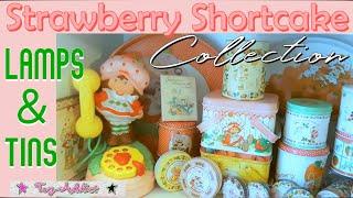 Vintage Strawberry Shortcake Collection ~ Lamps & Tins ~ Toy-Addict