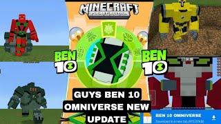 BEN 10 OMNIVERSE NEW UPDATE MOD||BEN 10 MINECRAFT MOD DOWNLOAD