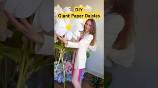 DIY How to make Paper Daisies | Giant Paper Flowers Tutorial