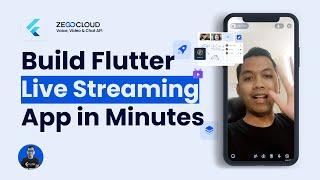 Build a Flutter Live Streaming App with Live Chat in Minutes Using ZEGOCLOUD SDK | Flutter Course