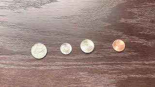 How to Tell Coins Apart - Quarter, Dime, Nickel and Penny