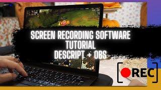 Screen Recording Software Tutorial 2024  - Descript and OBS for Presentation Recordings