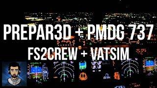 Prepar3d v4.2 + PMDG 737 with FS2Crew and Vatsim (Melbourne to Adelaide)