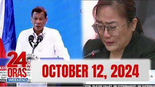 24 Oras Weekend Express: OCTOBER 12, 2024 [HD]