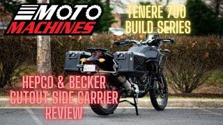 Yamaha Tenere 700 Hepco & Becker Cutout Side Carrier Review | Moto Machines