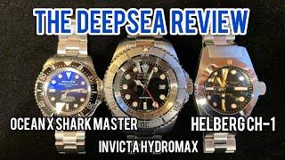 OceanX Sharkmaster 1000 SMS1012 | Helberg CH1 | Invicta Hydromax | James Cameron Deepsea Review