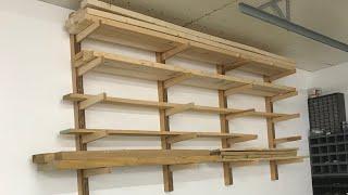 How to make a lumber rack