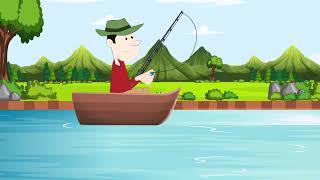 The Greedy Fisherman | 2d Animation