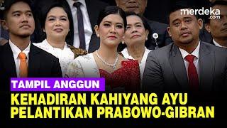 Berkebaya Merah, Kahiyang Ayu Tampil Anggun di Pelantikan Prabowo-Gibran