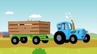 Learn Animal Sounds and Colors - The Blue Tractor - Educational Songs For Kids - Learn English