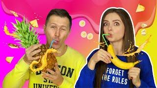 УГАДЫВАЕМ какие фрукты в СМУЗИ! УГАДАЙ ВКУС СМУЗИ  Эльфинка