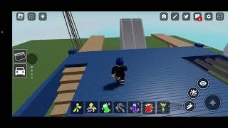 Вася играет в Roblox карта физика рэгдолов