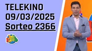 Sorteo Nro 2366 / Resultados Telekino Sorteo 2366 / Telekino en vivo 9/03/2025 / telekino 2366