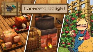 Minecraft Farmer's Delight Türkçe Mod Tanıtımı ve Öğretici