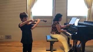 O.Rieding "Libellentanz", Op.20, Yoav Kremer, 8 years old, piano-Rita Birman