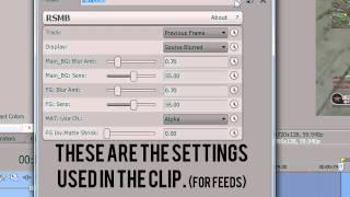 BEST Sony Vegas RSMB Settings