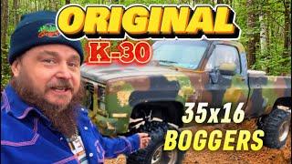 ORIGINAL ARMY TRUCK! My 1984 K30 gets new BOGGERS!