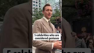 Celebs who are considered geniuses.#shorts #celebrity #hollywood #genius