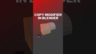 How To Copy Modifier in Blender