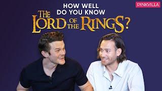 The Lord of the Rings: The Rings of Power Cast play the LOTR Quiz I Robert Aramayo I Maxim Baldry