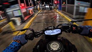 YAMAHA MT 07 - NIGHT RIDE - SONIDO PURO - 4K