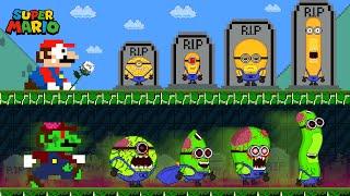 Zombie Mario R.I.P Minions.EXE... Sad Story | Game Animation