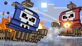 Roblox | BLUE VS RED PIRATE SHIP BATTLES! (Roblox Adventures)