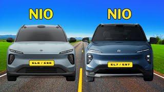 NIO EL6/ES6 100 kWh vs. NIO EL7/ES7 100 kWh (2024) | What's the difference?