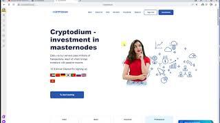 Cryptodium BONUS 10$ PAYING!! 108% After 24 Hours  4 5% every hourly ПЛАТИТ!!