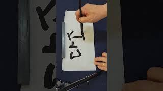다소니~사랑하는사람 #사랑 #다소니 #사람 #우리말 #이형구캘리그라피 #쇼츠 #art
