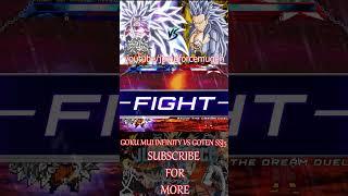 GOKU MUI INFINITY VS GOTEN SSJ5 #goku #jumpforceandroidmugen #anime